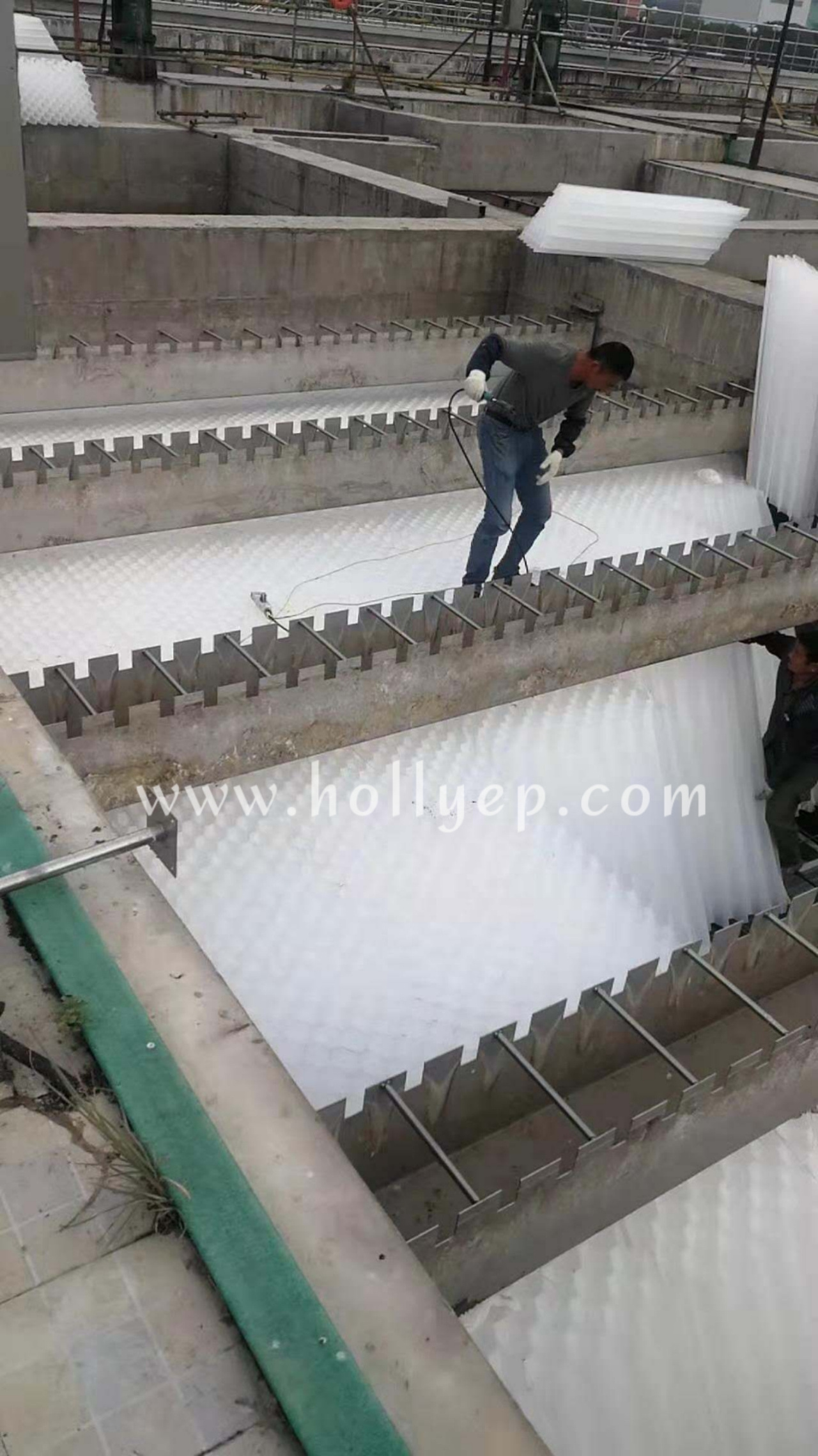 PVC PP Lamella Tube Settler for Water Treatment Clarifier Tank