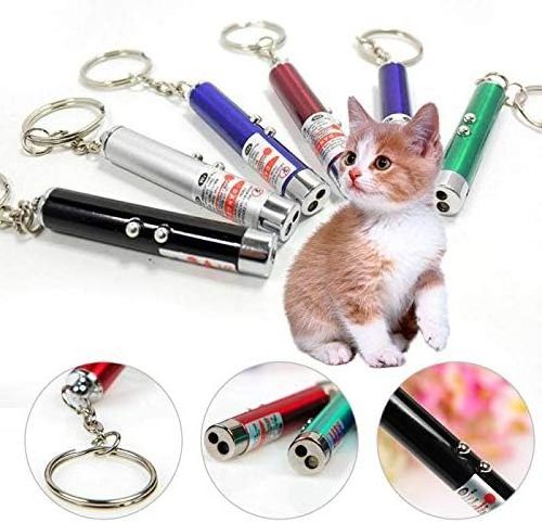 Cheap 2-in-1 Red Laser Light LED Pointer Pen White Flashlight Torch Cat Interactive Training Pen without Battery