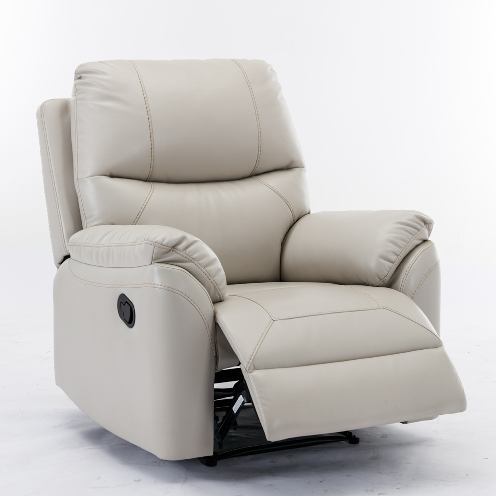 Custom Genuine Leather Lazy Boy Electric Recliner Chair India, European Recliner Chair Living Room Office Furniture