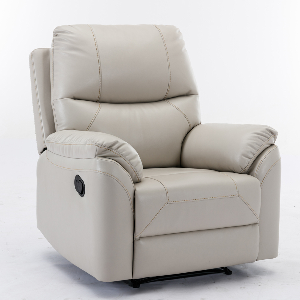 Custom Genuine Leather Lazy Boy Electric Recliner Chair India, European Recliner Chair Living Room Office Furniture