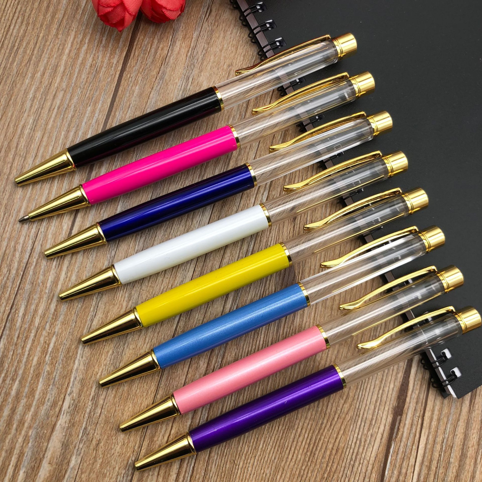 Factory wholesale USA hot sales metal ballpoint pen DIY empty floating pen