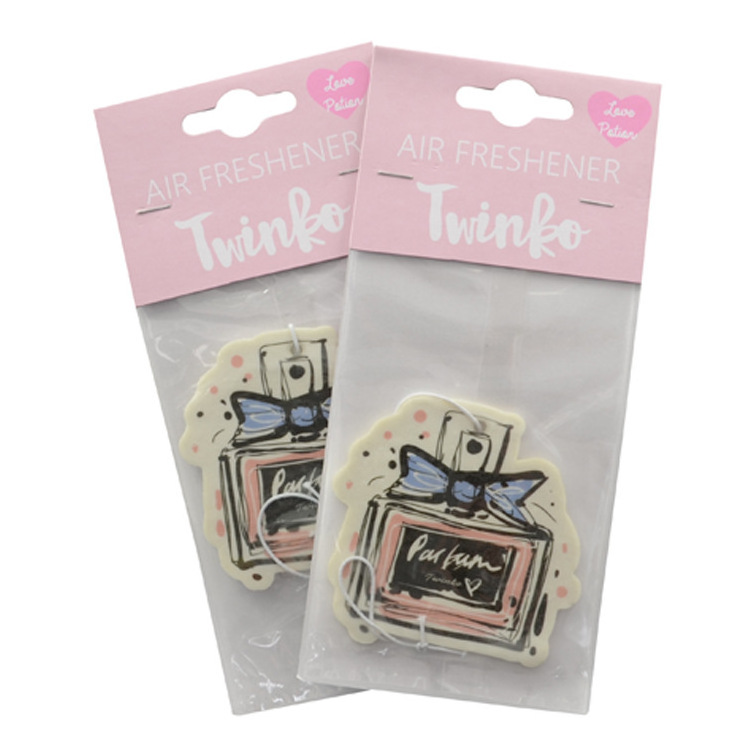 High Quality Different Fragrance  Custom Paper Air Freshener Car