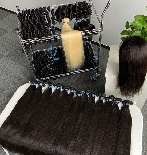 Import hand tied weft hair extension,10 A Grade hair european eurasian deep curly hair,european hair extension micro nano ring