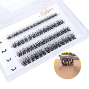 Hollyren Trending Products 2024 New Arrivals Self Adhesive Lash Clusters Press On Eyelashes No Glue Needed Glueless Lashes