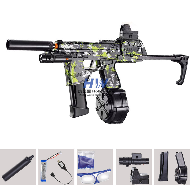 HW154 MP17 Blasters Toy Guns For Boys Electric Automatic Splatter Gel Ball Orbeezs Gun Play Shooting Outdoor Games