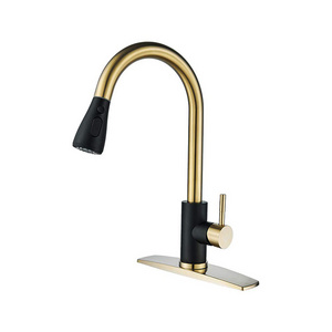 Kitchen Faucet with Pull Down Sprayer Gold Black Commercial Modern rv Stainless Steel Kitchen Faucets Grifos De Cocina