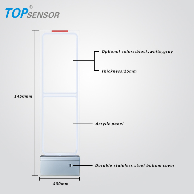 AM  Anti Shoplifting Anti Theft Devices EAS Acrylic Antenna Security Guard for Retail Shops Entrance Alarm Gate