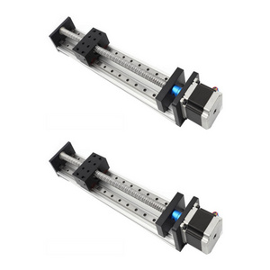 HOLRY 50-900MM stroke Ball Screw Slide Linear Guide rail Motion Module For Engraving with 23 nema stepper motor