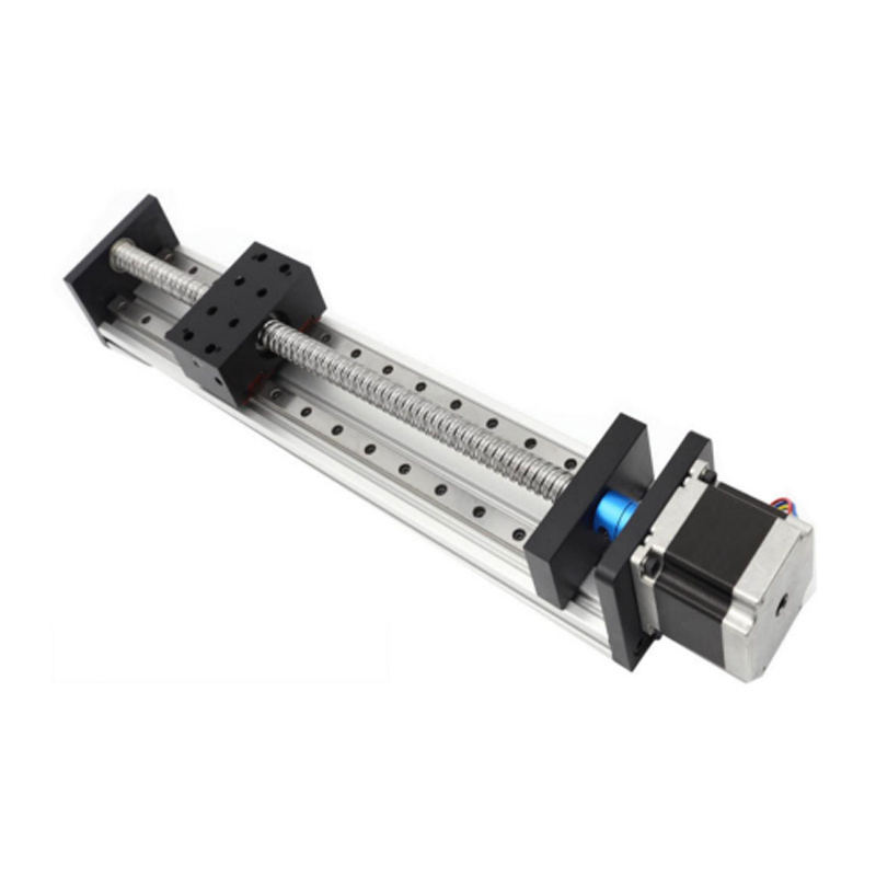 HOLRY 50-900MM stroke Ball Screw Slide Linear Guide rail Motion Module For Engraving with 23 nema stepper motor