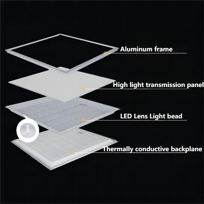 OEM ODM Led Panel Light 60x60 62x62 30x120 CCT Selectable Recessed Led Flat Panel Ceiling Light For Supermarket Office Hospital