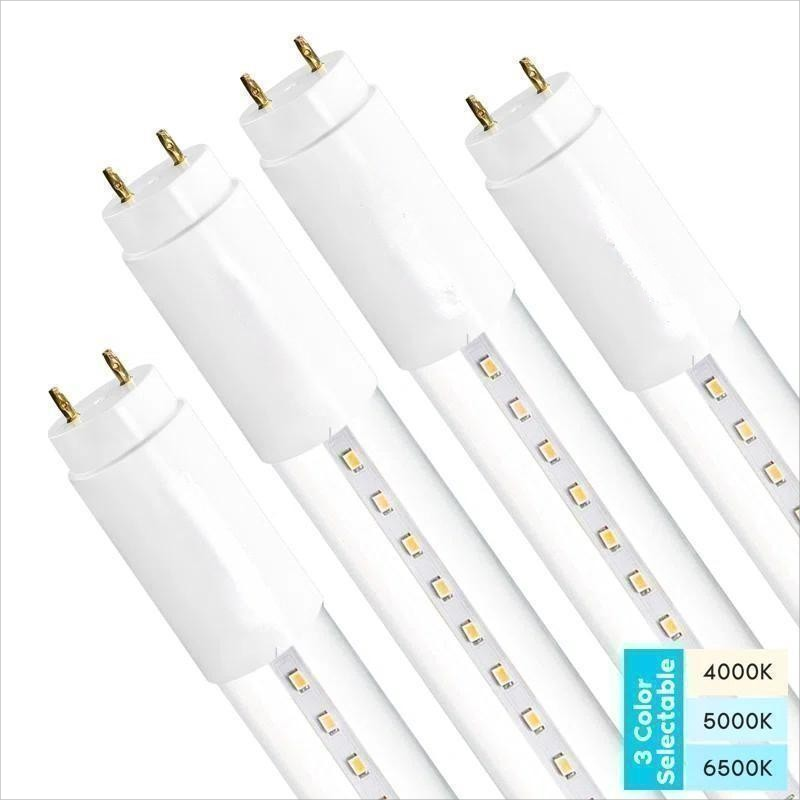 60cm 120cm 150cm 3000-6500k CCT Selectable T8 Led Tube Light Flicker Free Glass Led Tube For Parking Garage