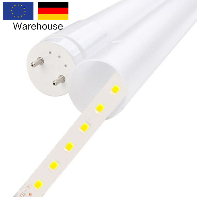 Germany Warehouse T8 Led Lights 120cm 150cm 9w 12w 15w 18w 20w 22w 3000-6500k Glass T8 Led Tube Lighting