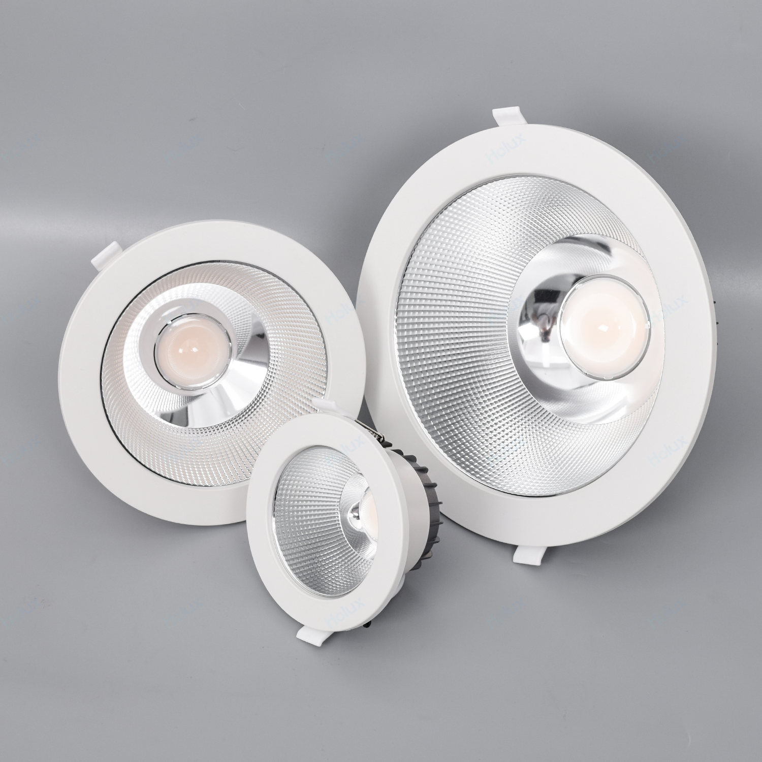 EU Warehouse Replaceable Round/Square/ Glass 10w 20w 35w Led Downlight Dimmable Recessed Ceiling Down Lights