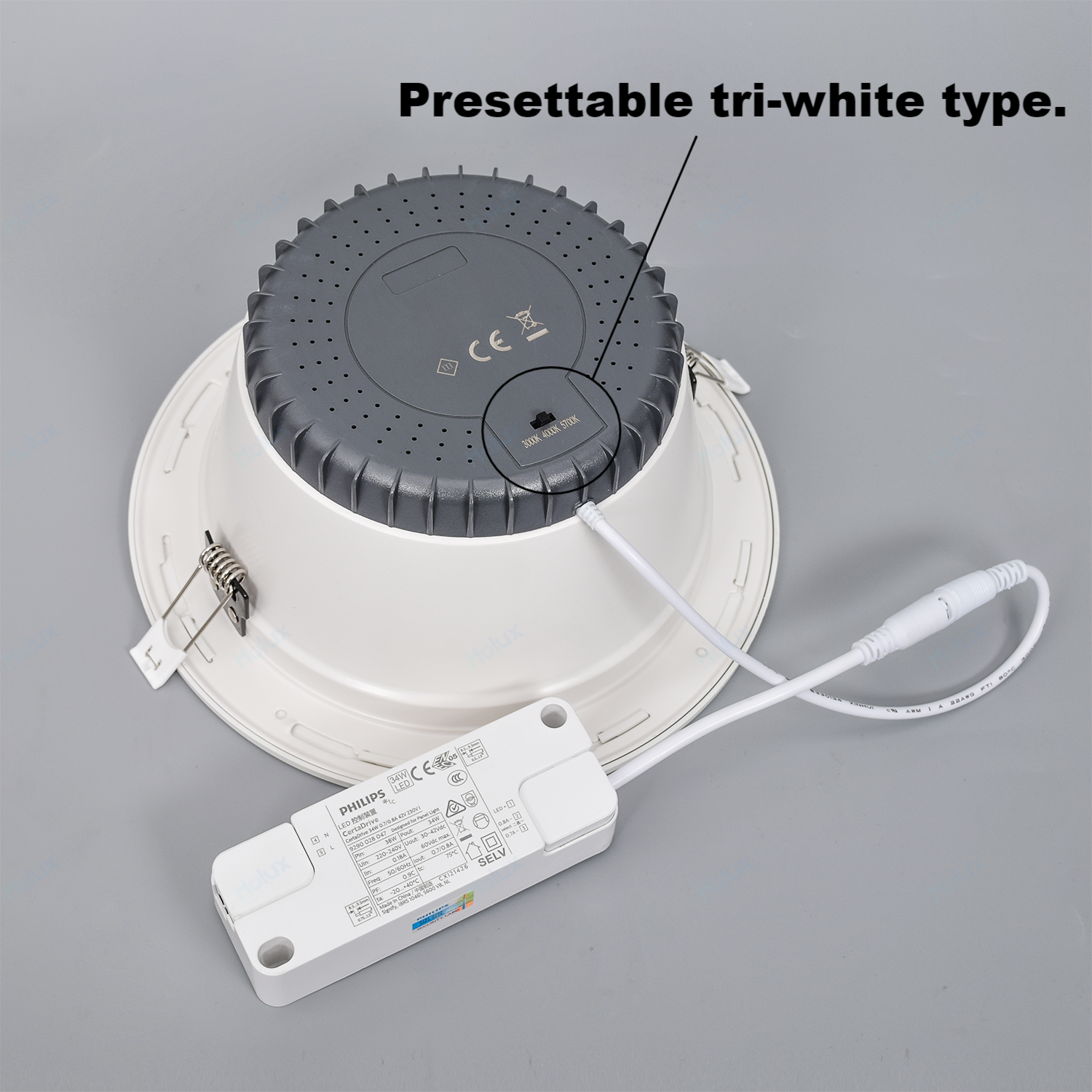 EU Warehouse Replaceable Round/Square/ Glass 10w 20w 35w Led Downlight Dimmable Recessed Ceiling Down Lights