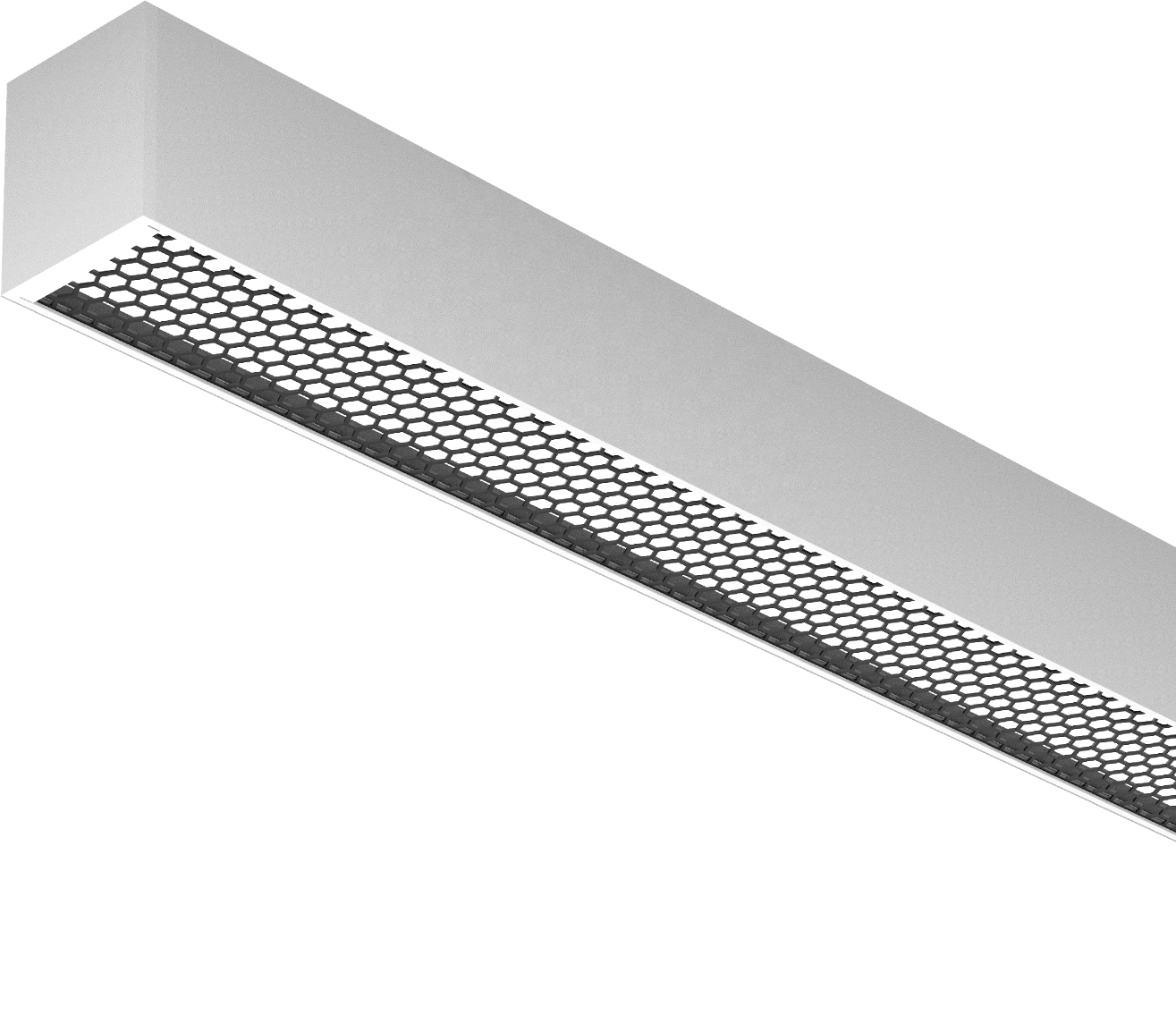 Holux Ceiling Surface Linear Light Suspended Mounted Honeycomb Louver Lampshade Super Market Office Ip20 Led Batten