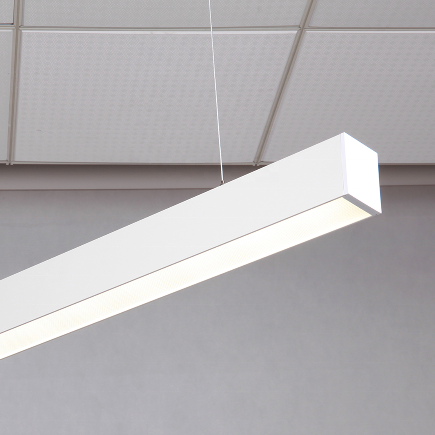 Holux Ceiling Surface Linear Light Suspended Mounted Honeycomb Louver Lampshade Super Market Office Ip20 Led Batten