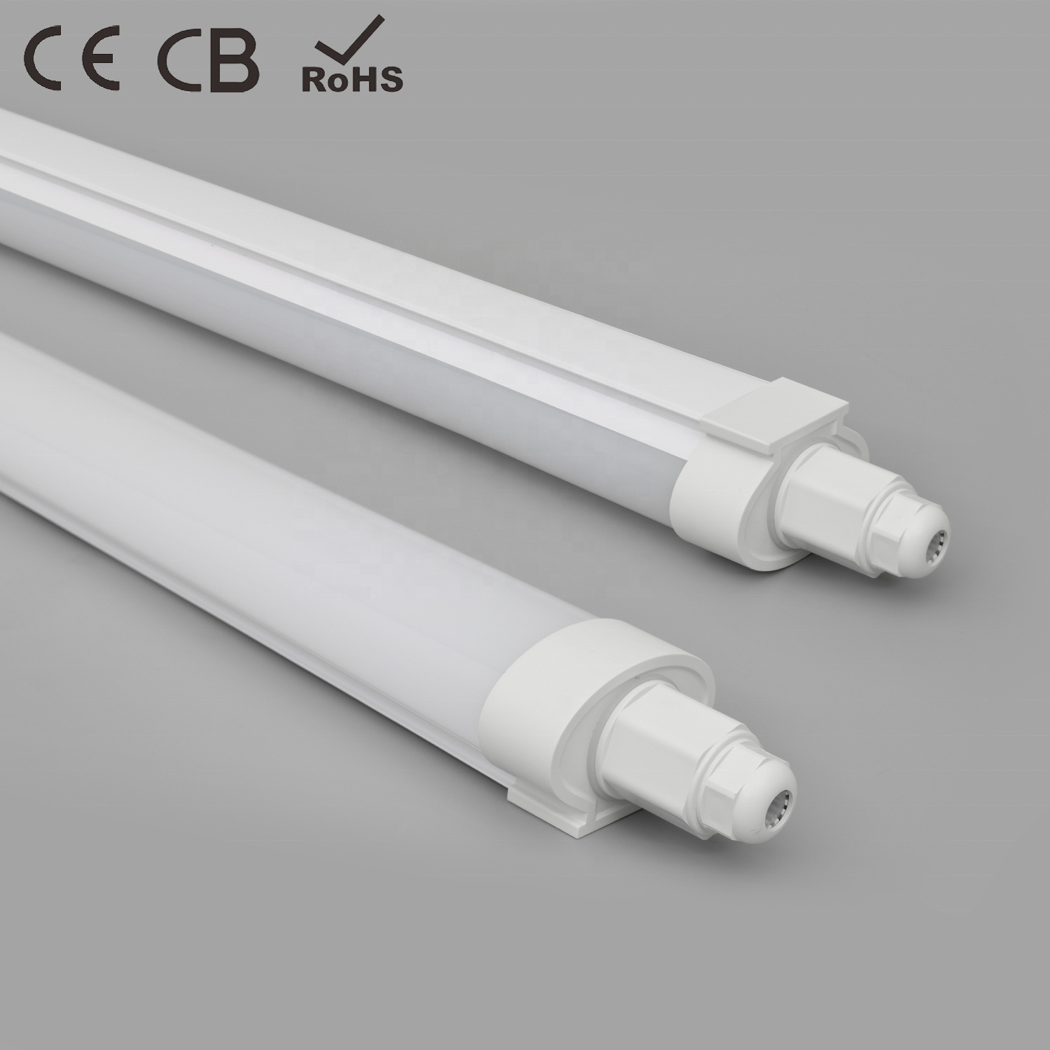 18w 36w 50w 140lm/w 3CCT Triproof Led Tube Water Proof Dustproof Light Fixture Led Tri-Proof Light