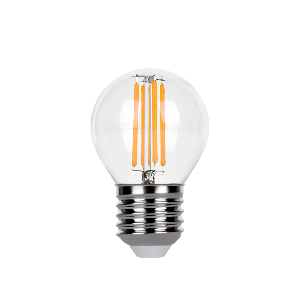 Fast Delivery Stock G45 E27 Led Edison Filament Bulb Lamp 4w 470lm 2700k Warm White Led Bulbs Light For Hotel