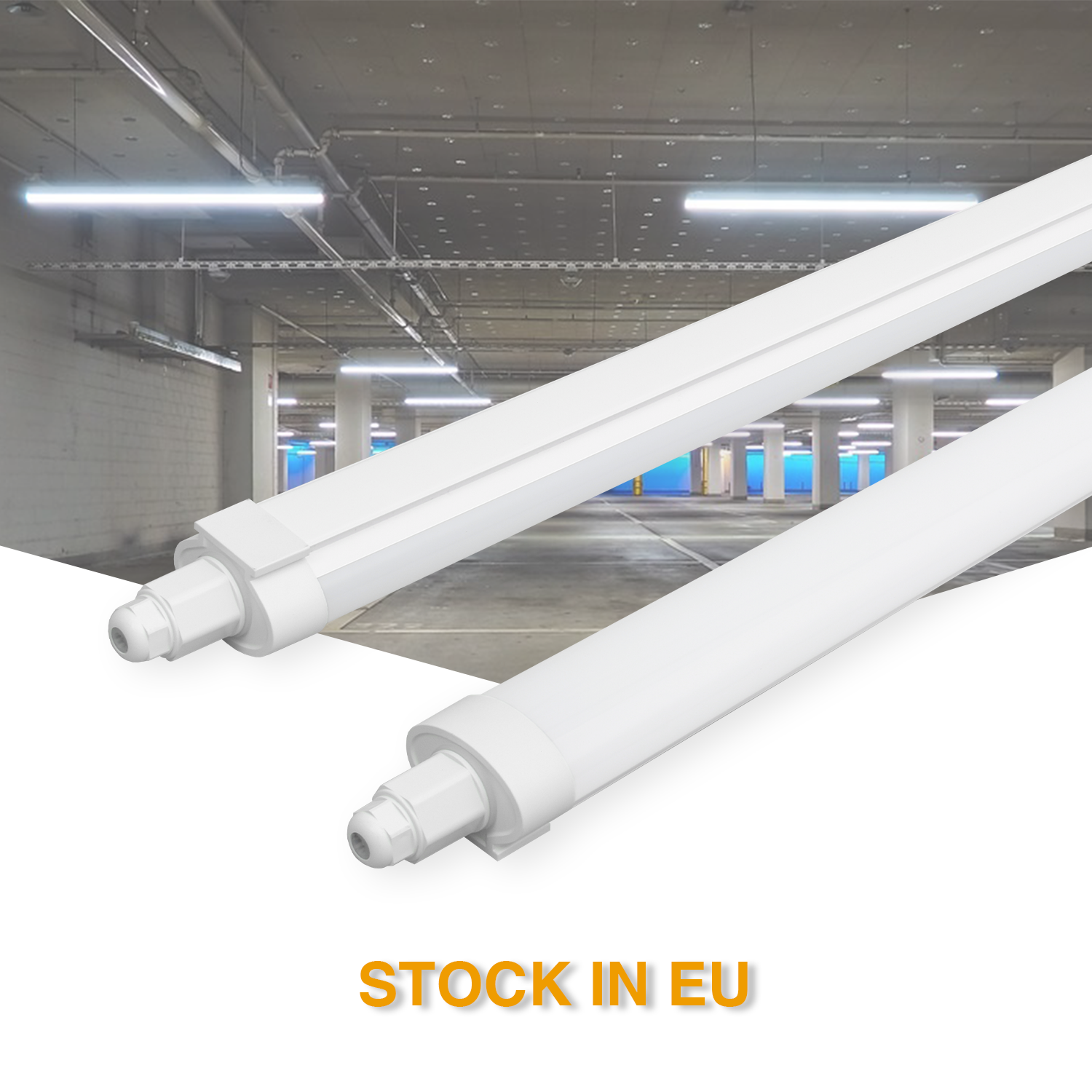 Holux 18w/36w/50w Led Tube Tri-proof Light Ajustable Linkable Waterproof Batten Fitting Warehouse Tight Ip65 Led Triproof Light