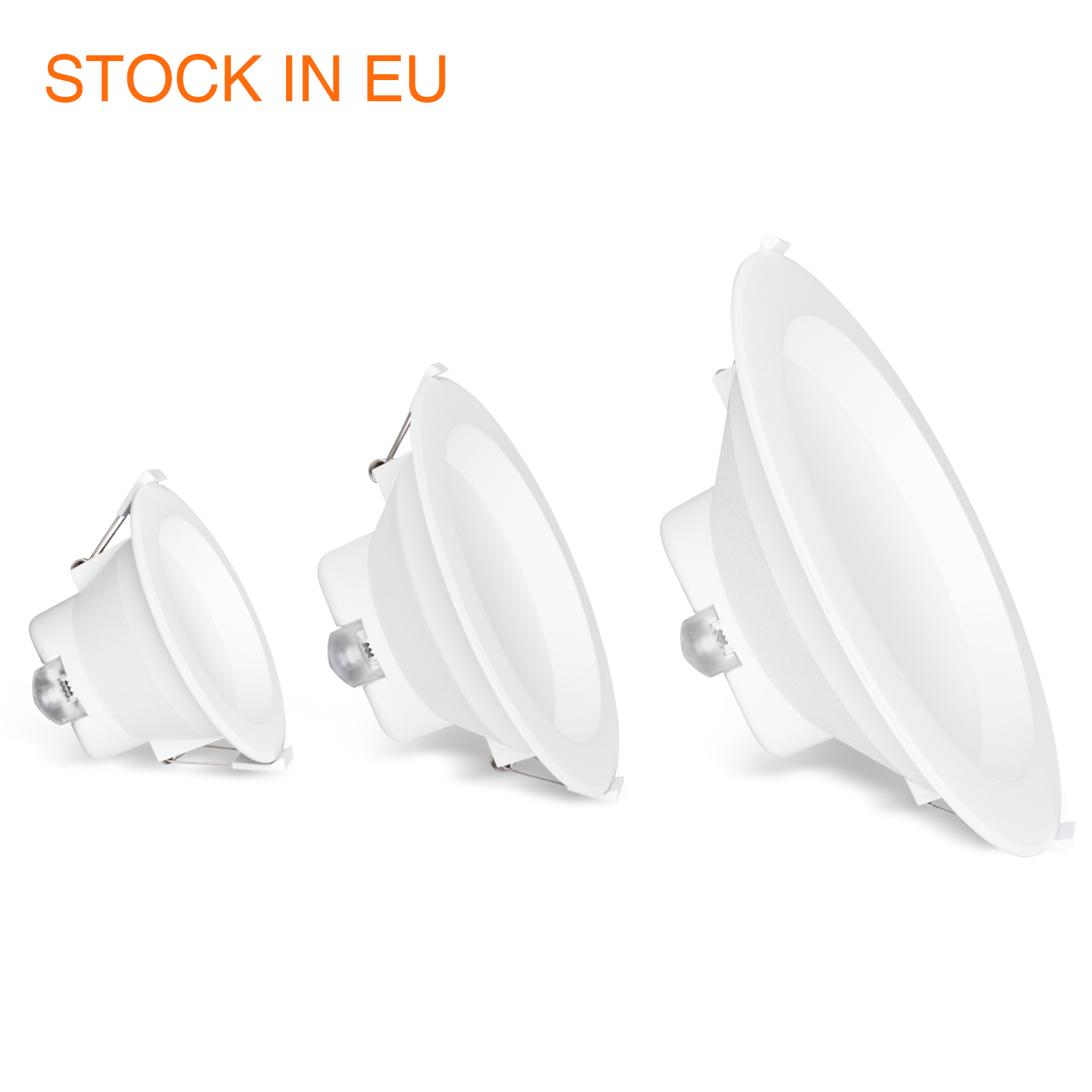 Stock in Germany 4 inch 8 inch 10w 18w 25W SMD Recessed led light downlight ceilling down light