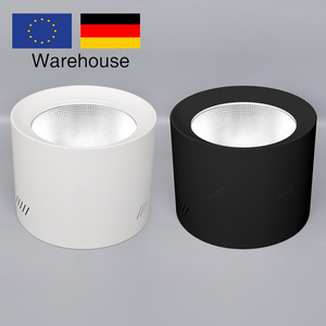 Germany Warehouse Led Recessed Downlight IP64 IK06 3CCT Dimmable Commercial All In One Down Light For Shop