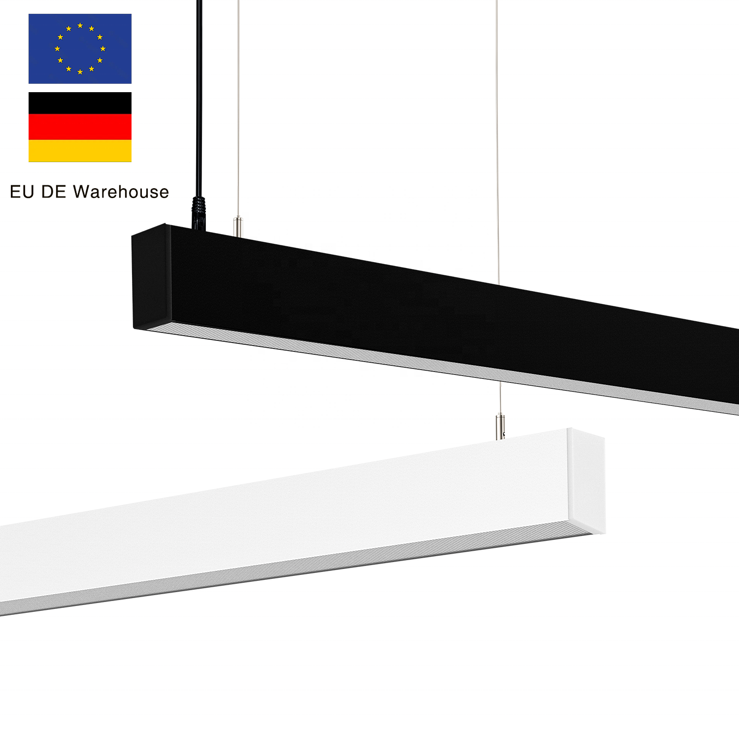 Fast Delivery motion sensor emergency linear wall light 1200mm 1500mm  led linear pendant light for shopping mall