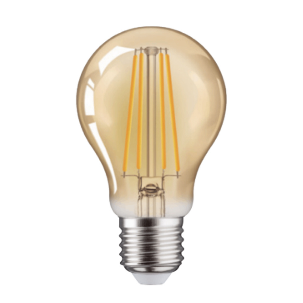 3 Days Fast Delivery A60 E27 Led Bulb 220v 7w 880lm 2700k Clear Amber Glass Led Filament Bulb