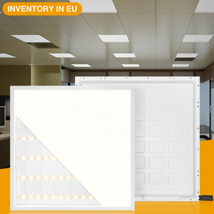 Stock In Germany CE RoHS ERP CB 600x600mm Surface Mount Led Panel Ceiling Light Commercial Led Light Panels