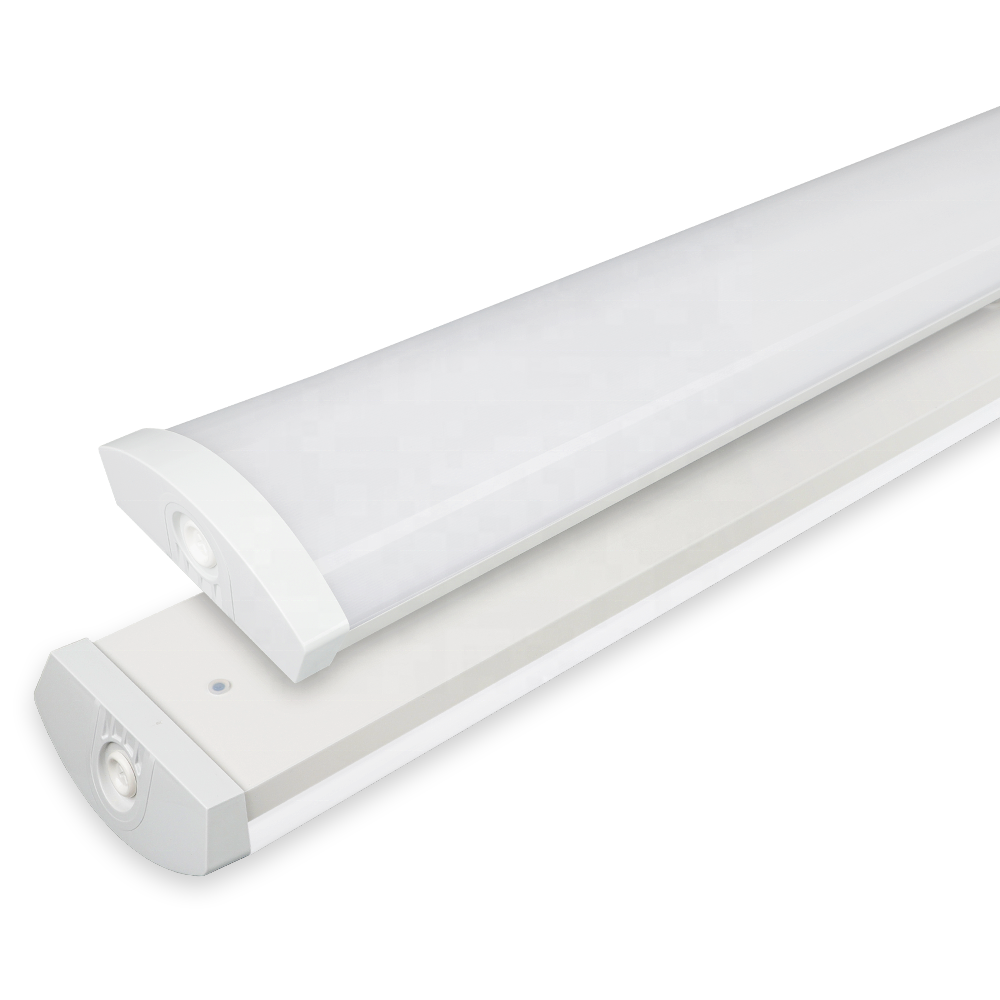 Office Modern Batten Lamp Led Lighting Slim Tube Aluminum Ceiling Surface Mounted 4ft 40w Linear Led Batten Light