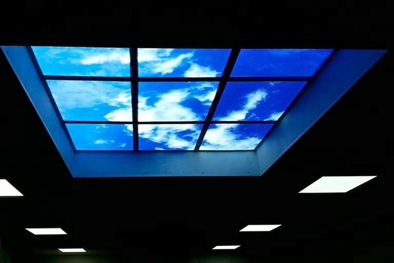 IP40 dustproof sky and cloud led ceiling panel light