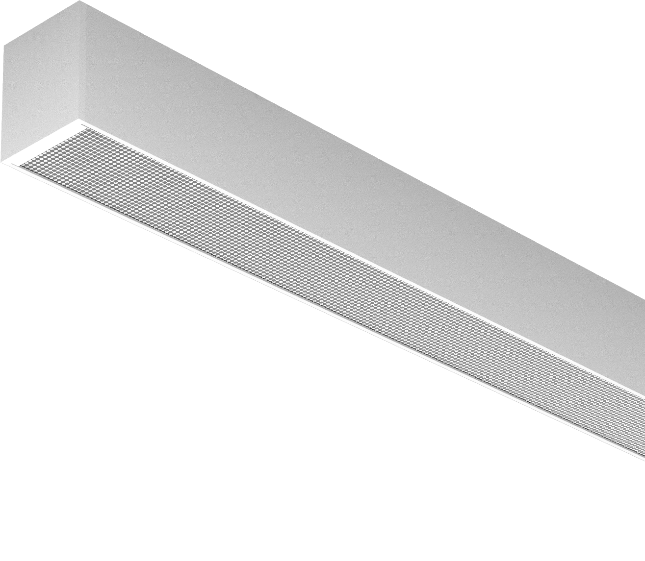 Holux Suspended Mounted Honeycomb Louver Lampshade Super Market Office Ceiling Surface Linear Light Ip20 Led Batten