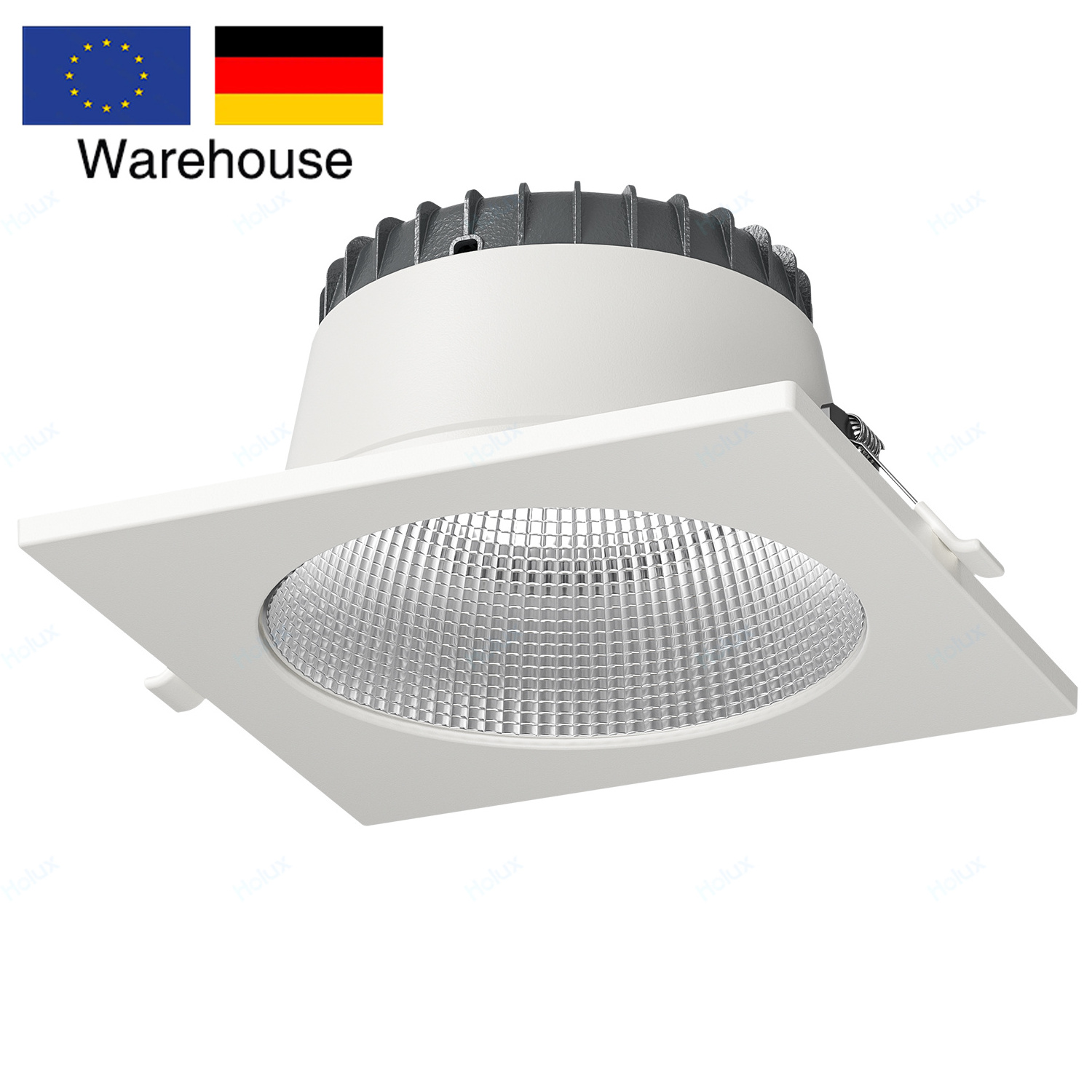 European Standard New Style 10w 20w 35w 100lm/W Square 3CCT Dimmable Recessed Led Downlight All In One Down Light