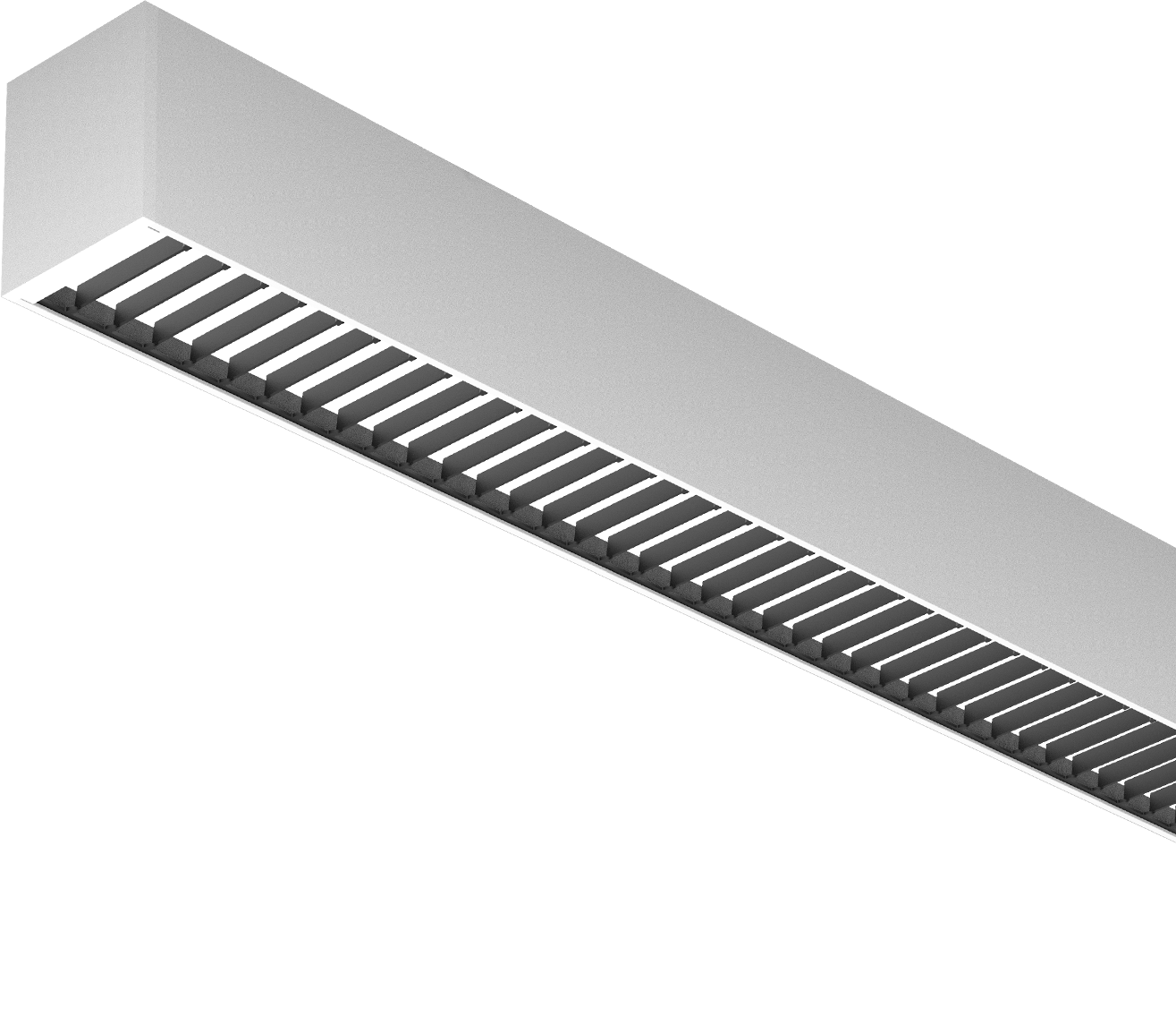 Holux Suspended Mounted Honeycomb Louver Lampshade Super Market Office Ceiling Surface Linear Light Ip20 Led Batten