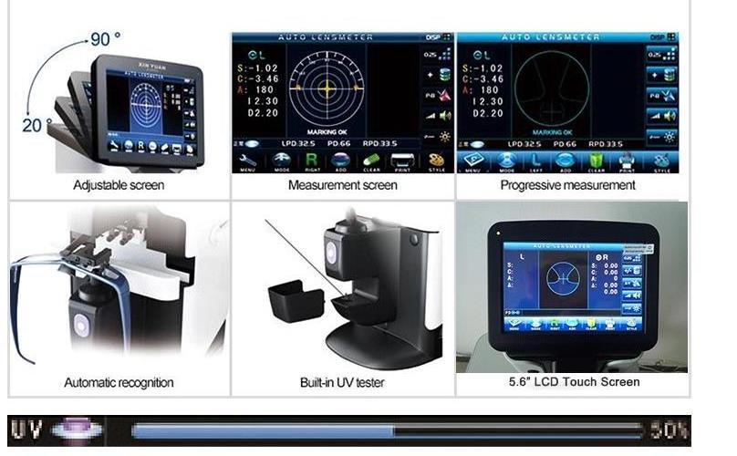 Digital Lensmeter Lensometer Optical Lensometro Automatic Lensmeter Auto Lensometer