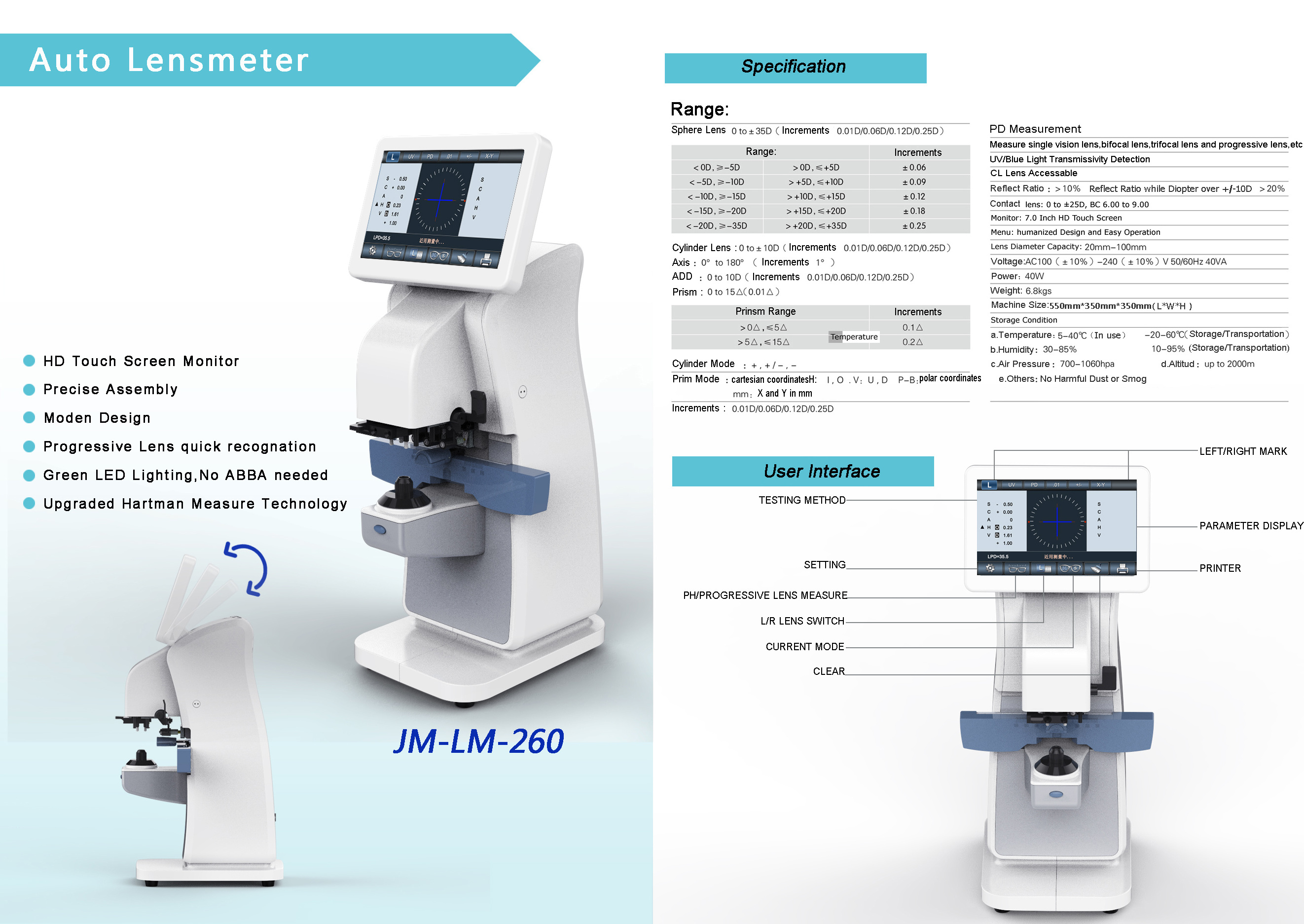 Cheap Auto Lensmeter Lens Meter Optical Instruments Digital Auto Lensometer Price