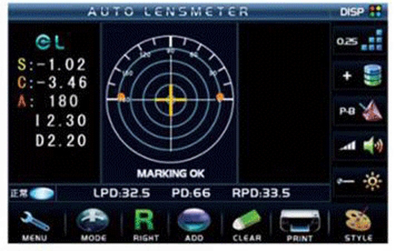 Digital Lensmeter Lensometer Optical Lensometro Automatic Lensmeter Auto Lensometer