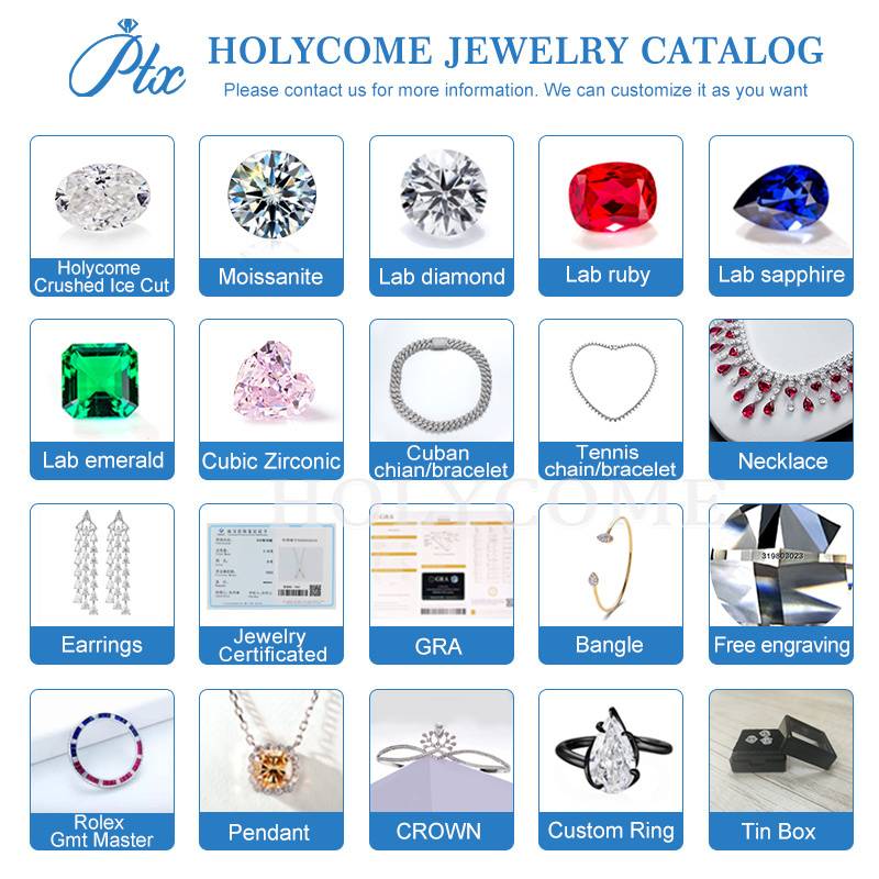 holycome manufacturers wholesale gra vvs diamond stone loose moissanite