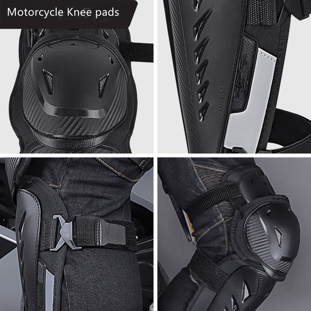 Motorcycle Riding Knee Pads Motocross Racing Protective Gears Hands and Leg Guards Professional Protection Hard Shell Holyfire