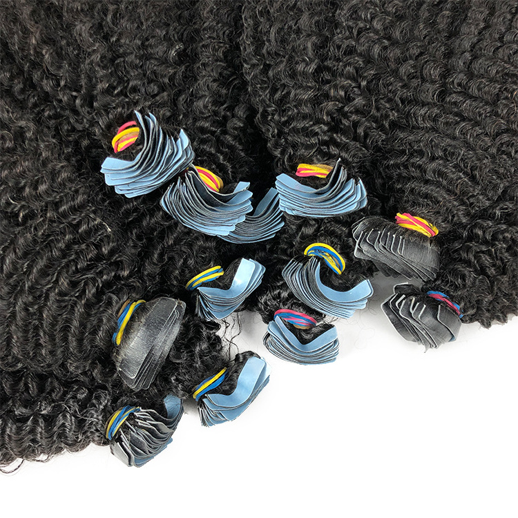 Wholesale Virgin Afro Kinky Curly 4b 4c Raw Cambodian Tape In Hair Extensions 100human Hair