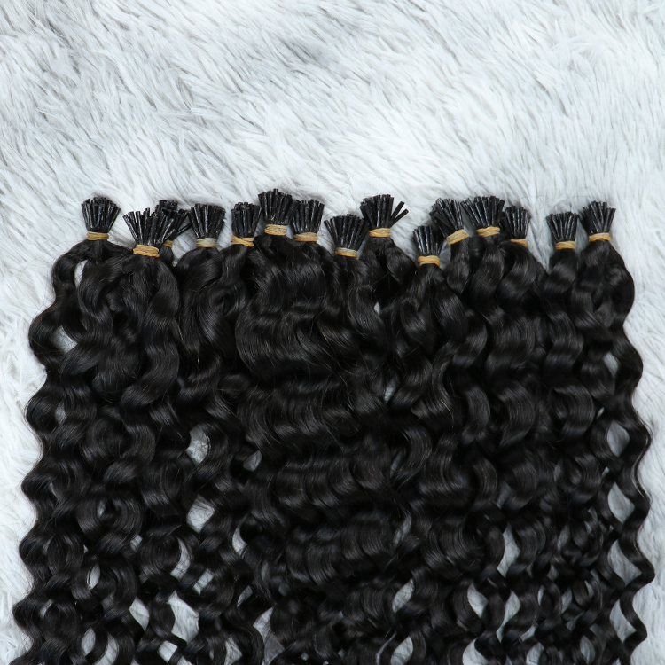 Hot Selling Best Price Afro Kinky Curly Bonded Keratin K Tip Hair Extensions Wholesale