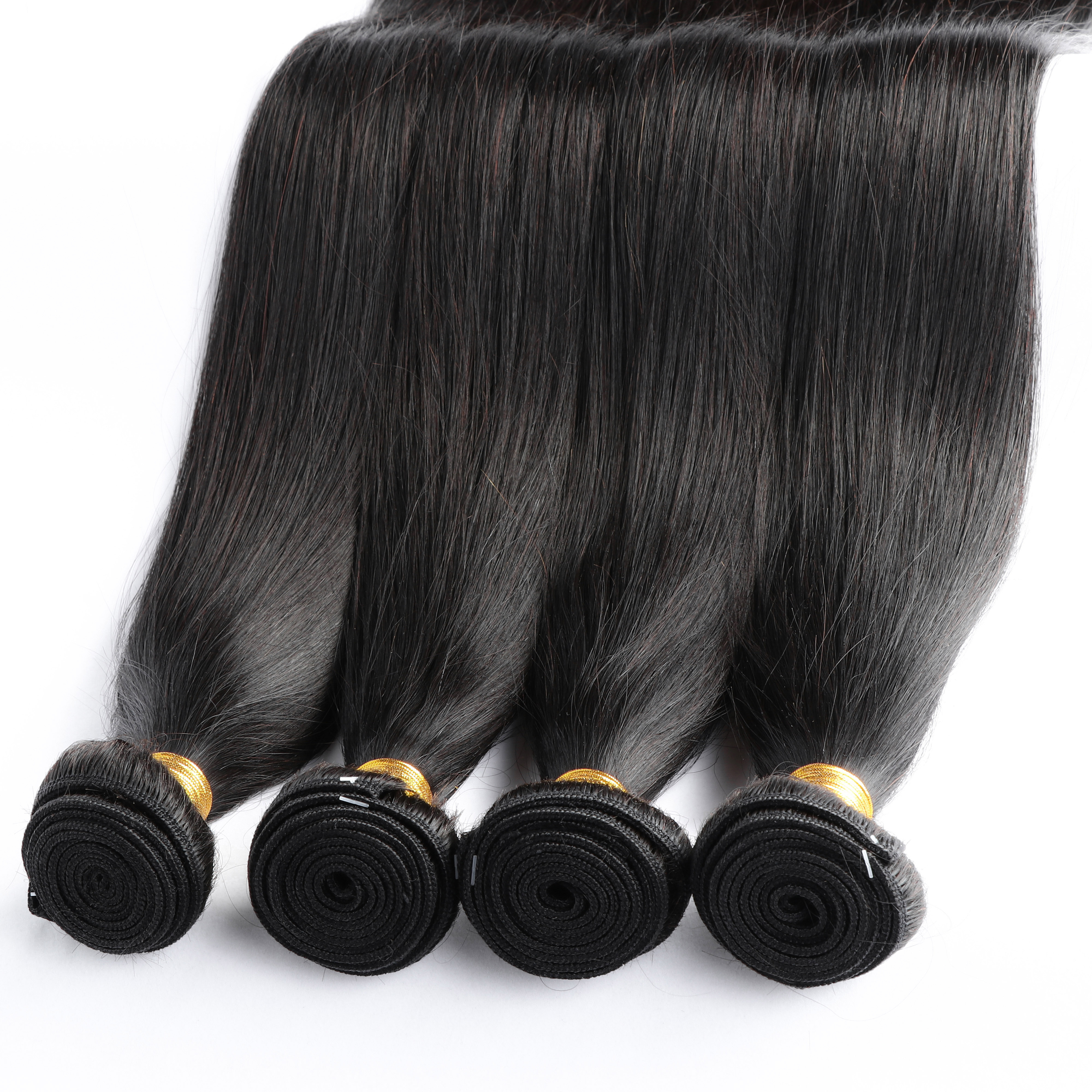 Bundles human hair wholesale 100g natural color 100% human remy virgin indian hair bundles from india vendor