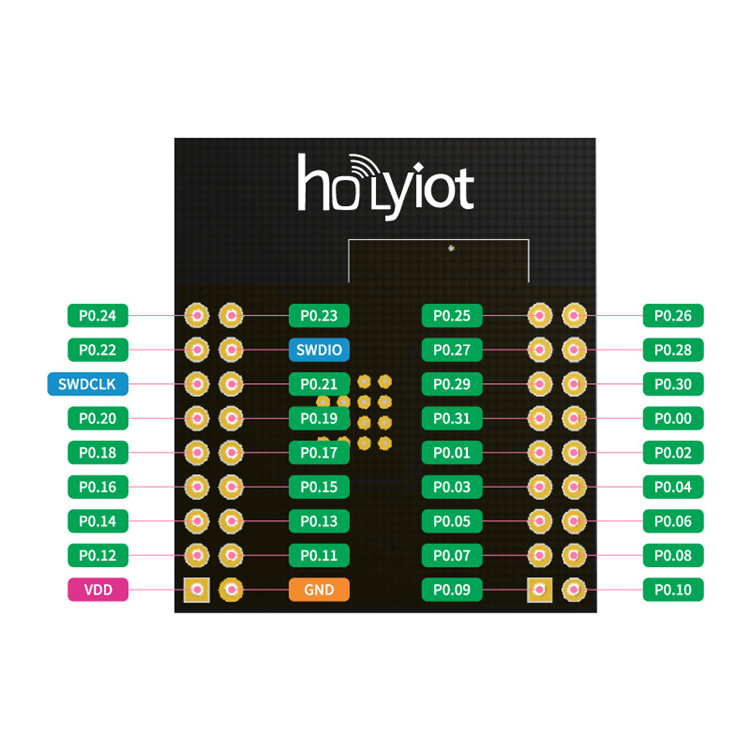 Holyiot Hot Selling Nrf52832 Ble 5.0 Wireless Module Beacon Ibeacon 2.4g Wireless Data Transmitter Receiver Nrf52832