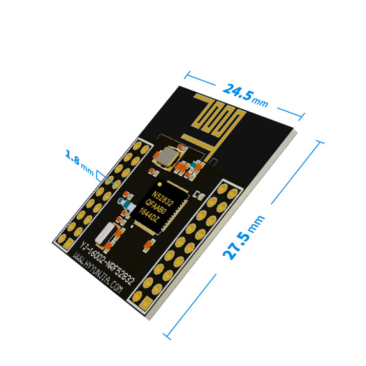 Holyiot Hot Selling Nrf52832 Ble 5.0 Wireless Module Beacon Ibeacon 2.4g Wireless Data Transmitter Receiver Nrf52832