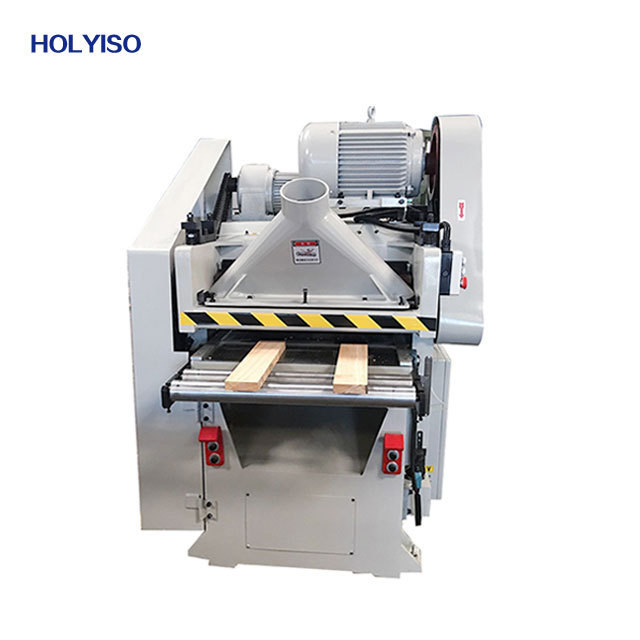 HOLYISO Two Sided 600mm 12 thickness planer 220 Wood Planer Thickness with Spiral Cutters