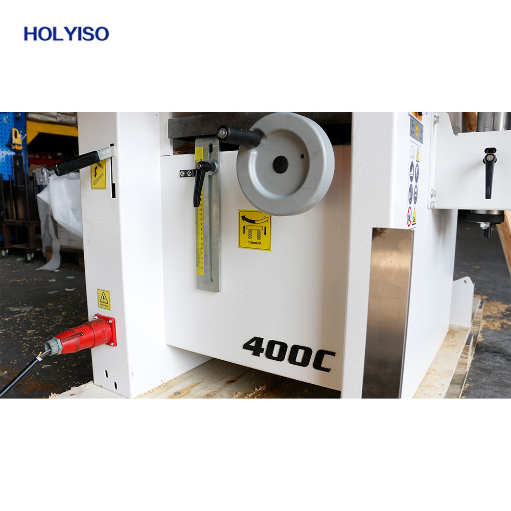 HOLYISO 3 in 1 or 5 in 1 combination woodworking machines 400mm c400 woodworking combined universal machine