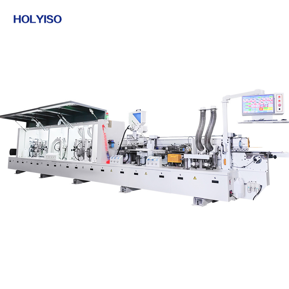 HOLYISO KIE-668JSG 2023 Latest 16 Functions all in one Full Auto Edge Banding Machine with Quick Gluing PUR glue