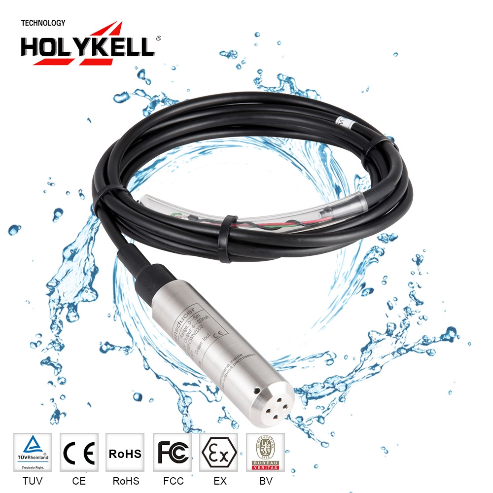 Holykell factory Underwater Hydrostatic Submersible Water Level Pressure Sensor