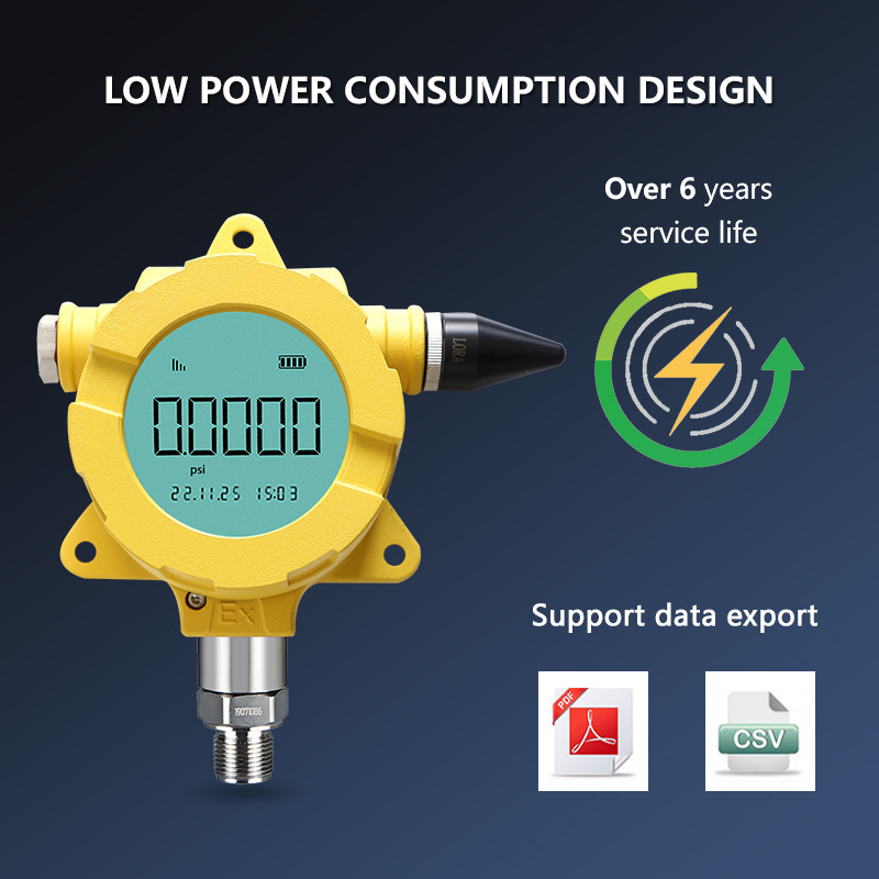 Holykell 4G LORA battery powered wireless pressure transmitter for irrigation system