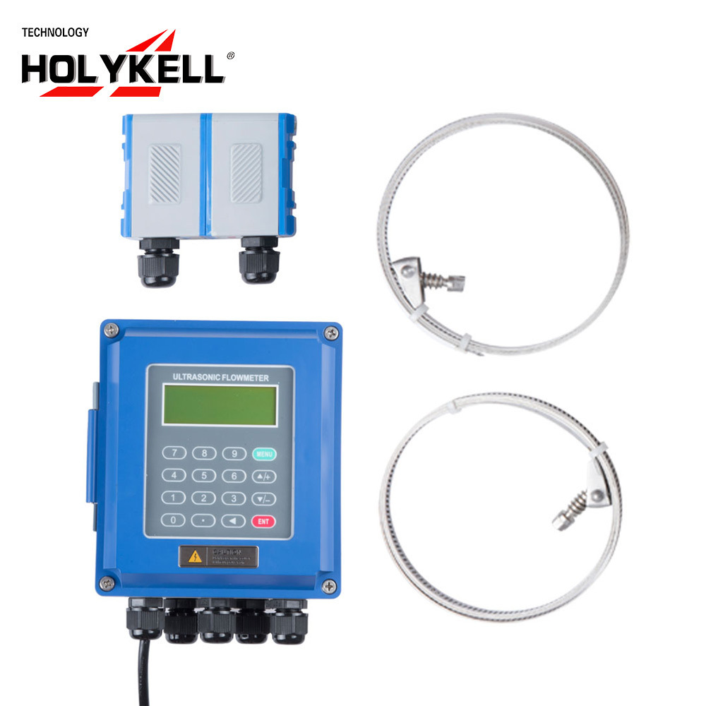 Holykell Factory UF2000-B LCD Display Ultrasonic Water Liquid Flow Meter