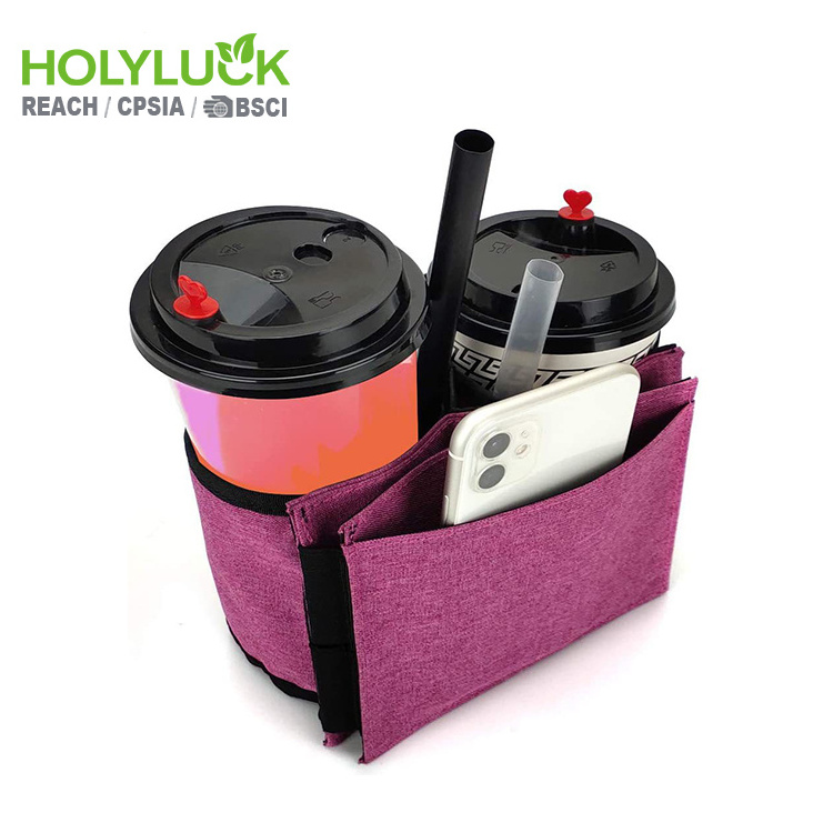 Hot Sale Luggage Travel Drink Bag Cup Holder Luggage Travel Beverages Bag Cup Holder Luggage Cup Holder